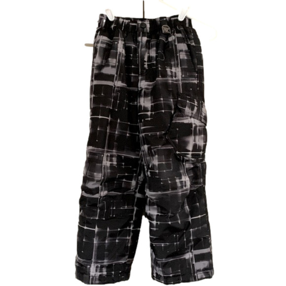 Zeroxposur ski/ snowboard boys pants, size S 6-7, black & gray. - Picture 1 of 7